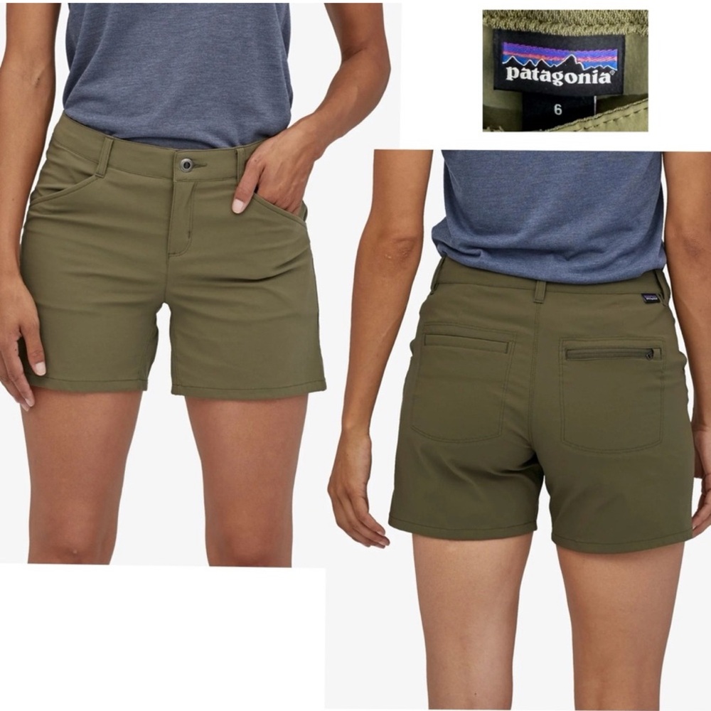 Patagonia Women's Forest Green Cargo Shorts